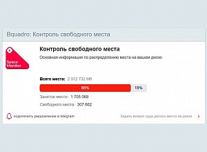 Bquadro: Мониторинг сайта
